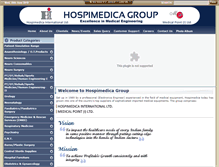 Tablet Screenshot of hospimedicaintl.com